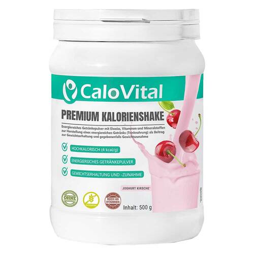 Calovital Premium Kalorienshake Jogh.Kirsche Pulver  - 1