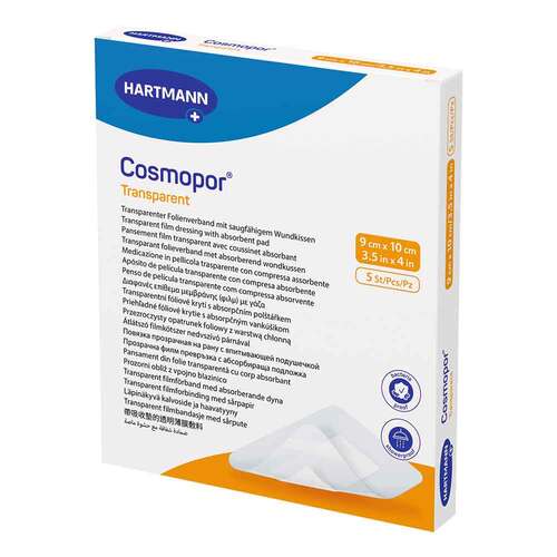 Cosmopor transparent Folienverband 9x10 cm steril - 1