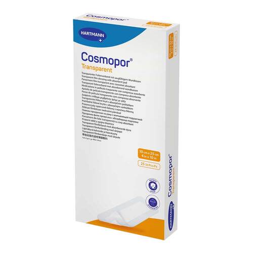 Cosmopor transparent Folienverband 10x25 cm steril - 1