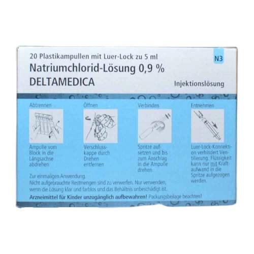 Natriumchlorid-L&ouml;sung 0,9% Deltamedica Luer-Lo Pl. - 2
