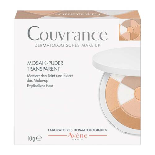 Avene Couvrance Mosaik-Puder transparent mit Schw&auml;mmchen - 1