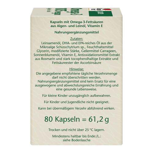 Doppelherz Omega-3 1075 vegan pure Kapseln - 3