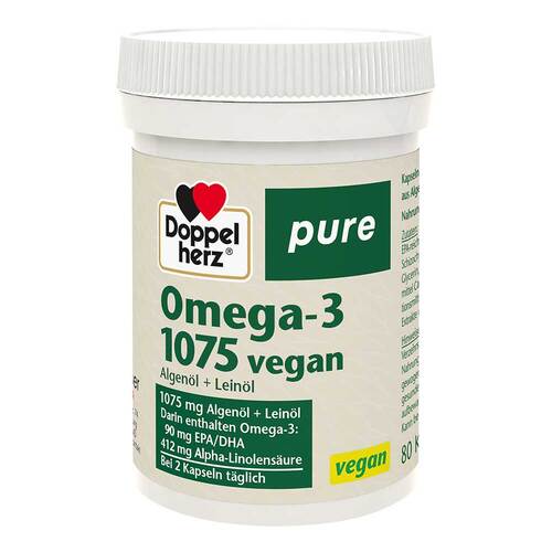 Doppelherz Omega-3 1075 vegan pure Kapseln - 5