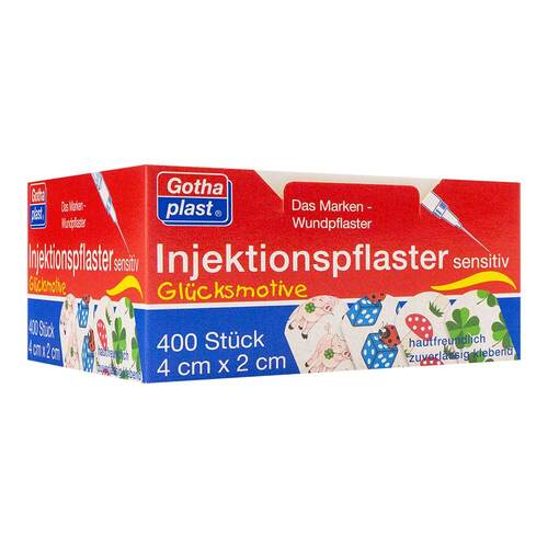 Gothaplast Injektionspflaster Gl&uuml;cksmotive 2x4 cm - 1