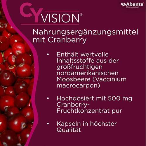 Cranberry Kapseln Cyvision - 2