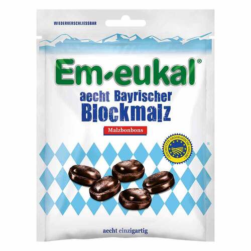 EM Eukal Bonbons aecht Bayrischer Blockmalz gegen Azh - 1