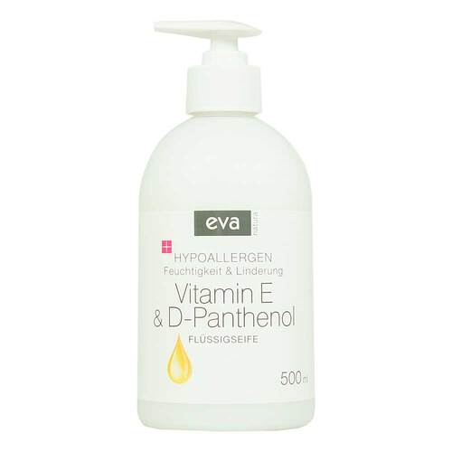 Eva Natura cremige Fl&uuml;ssigseife Vitamin E + D-Panth. - 1