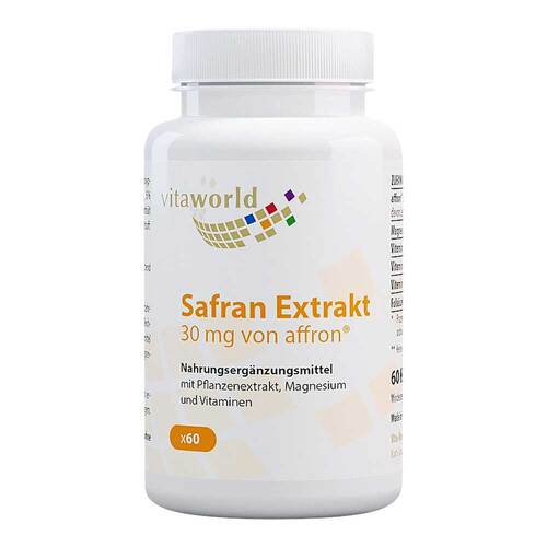 Safran Extrakt 30 mg Kapseln - 1