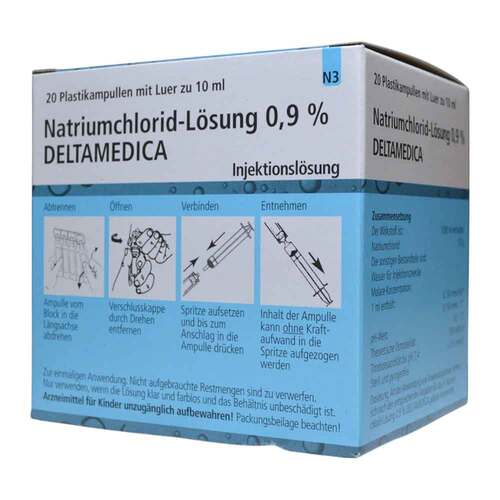Natriumchlorid-L&ouml;sung 0,9% Deltamedica Luer Pl. - 4