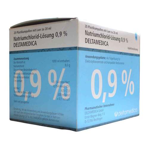 Natriumchlorid-L&ouml;sung 0,9% Deltamedica Luer Pl. - 4