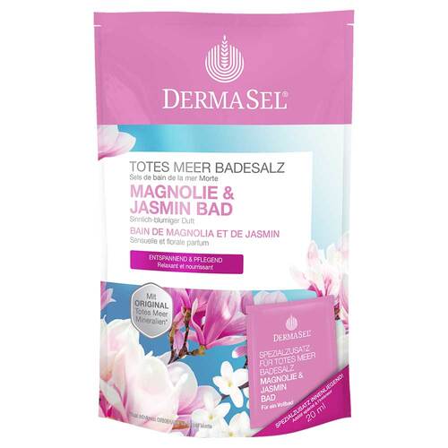 Dermasel Totes Meer Badesalz Magnolie &amp; Jasmin - 1