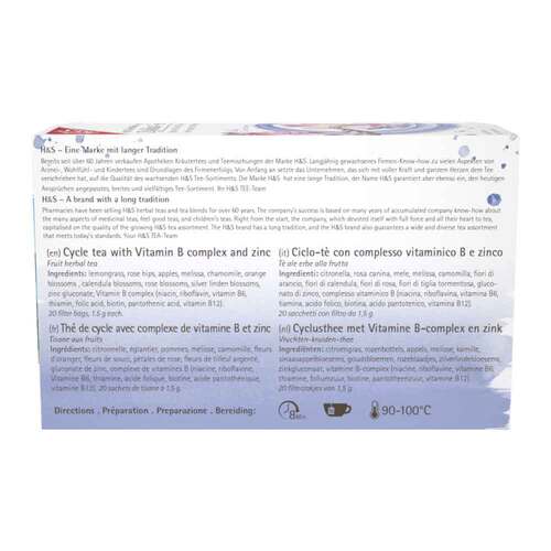 H&S Zyklus-Tee mit Zink und Vitaminen Filterbeutel - 2