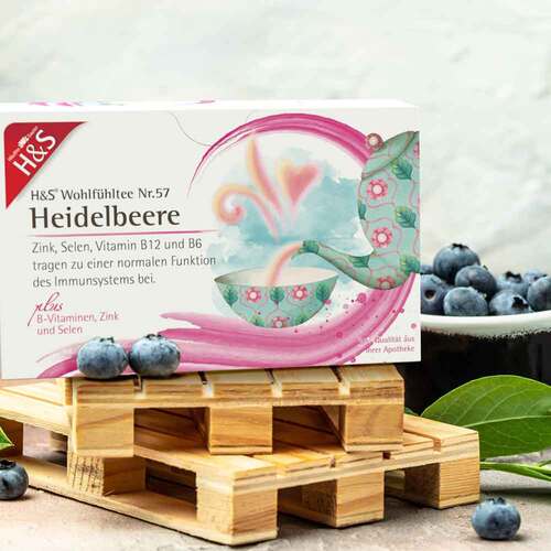 H&S Heidelbeere mit B-Vitaminen Zink und Selen Fbeutel  - 3