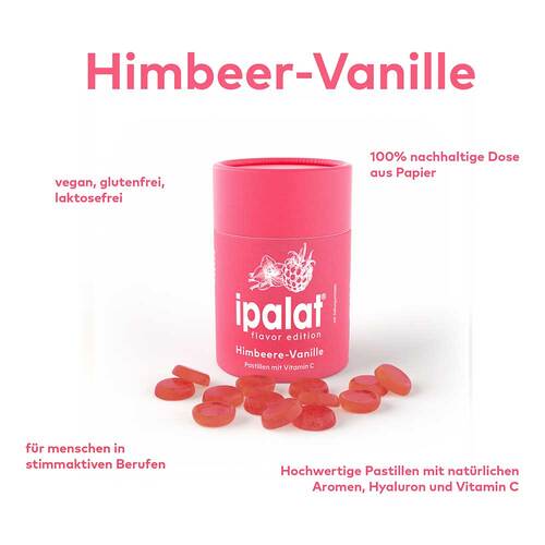 Ipalat Pastillen flavor edition Himbeere-Vanille - 2