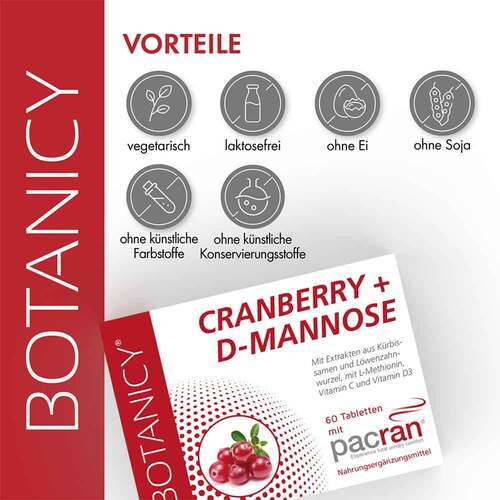 Botanicy Cranberry + D-Mannose Tabletten - 2