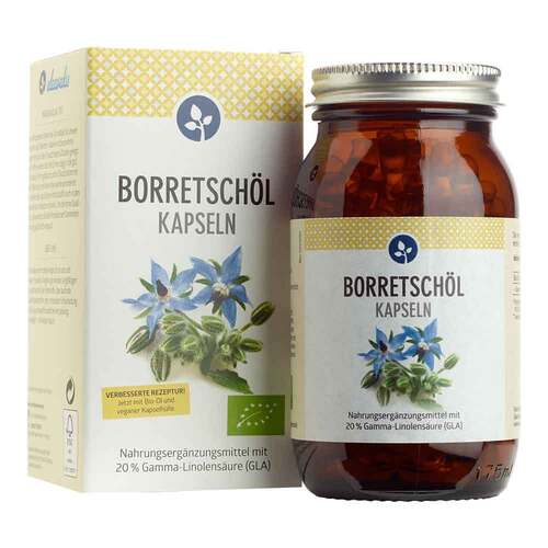 Borretsch&ouml;l 500 mg Kapseln Bio vegan - 1