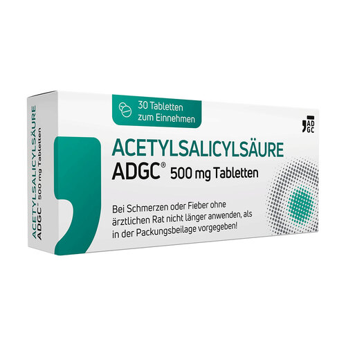 ACETYLSALICYLS&Auml;URE ADGC® 500 mg Tabletten - 1