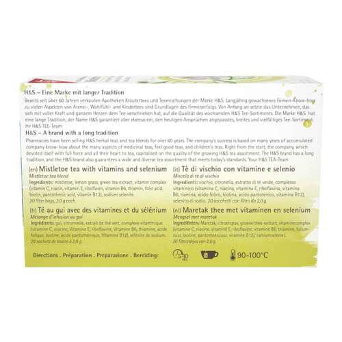H&S Misteltee mit Selen und Vitaminen Filterbeutel - 2