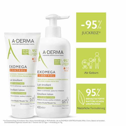 A-Derma Exomega Control Milch r&uuml;ckfettend - 2