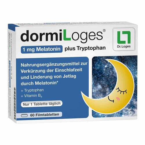 dormiLoges Melatonin plus Tryptophan Filmtabletten - 1