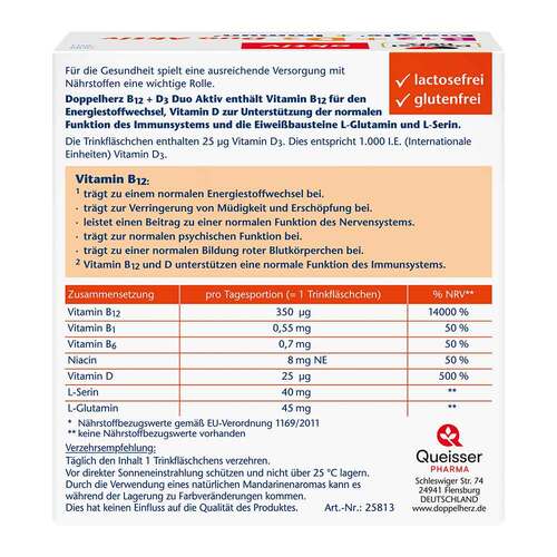 Doppelherz B12 + D3 Duo Aktiv Trinkampullen - 4