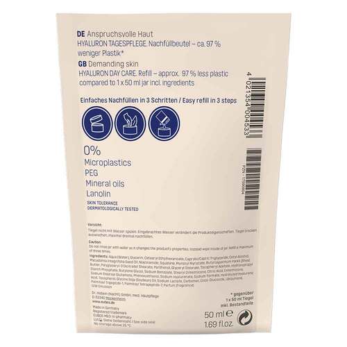 Eubos Anti-Age Hyaluron Repair Filler Day Nf.Beutel  - 2