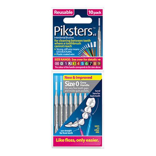 Piksters Interdentalb&uuml;rste Gr&ouml;&szlig;e 0 grau - 1