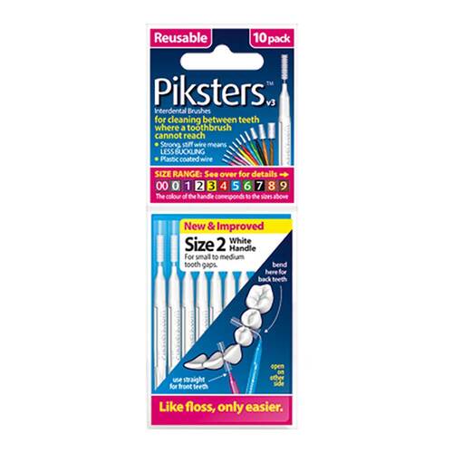 Piksters Interdentalb&uuml;rste Gr&ouml;&szlig;e 2 wei&szlig; - 1