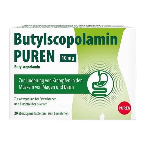 Butylscopolamin PUREN 10 mg Tabletten - 1