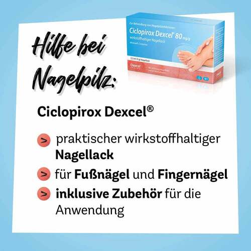 Ciclopirox Dexcel® 80 mg/g wirkstoffhaltiger Nagellack - 2