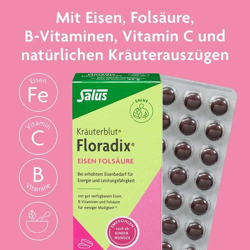 Floradix Eisen Fols&auml;ure Tabletten - 3
