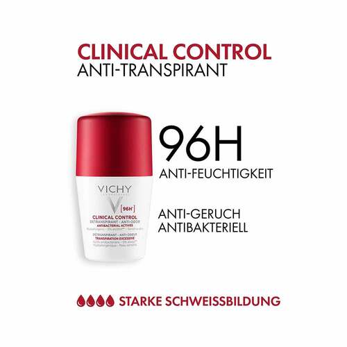 Vichy Deo Clinical Control 96h Roll-on - 2