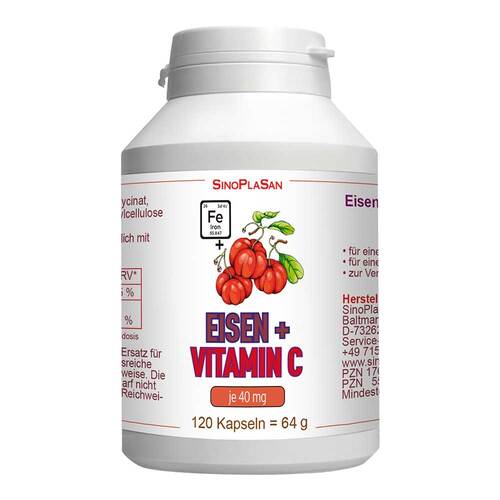 Eisen 40 mg + Vitamin C 40 mg Kapseln - 1
