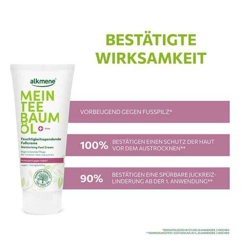 Alkmene Mein Teebaum&ouml;l Fu&szlig;creme - 3