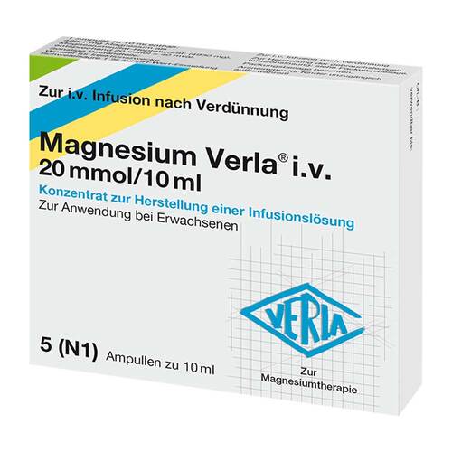Magnesium Verla i.v. 20 mmol / 10 ml K.z.H.einer Infusionslsg - 1