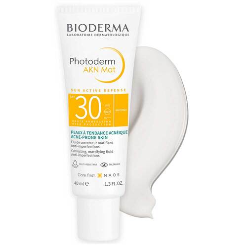 Bioderma Photoderm Akn Creme SPF 30 f&uuml;r unreine, &ouml;lige und zu Akne neigende Haut - 2