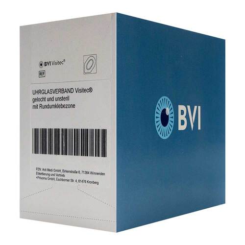 Uhrglasverband unsteril gelocht - 1