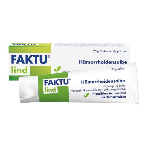 FAKTU lind H&auml;morrhoidensalbe mit Hamamelis - 1