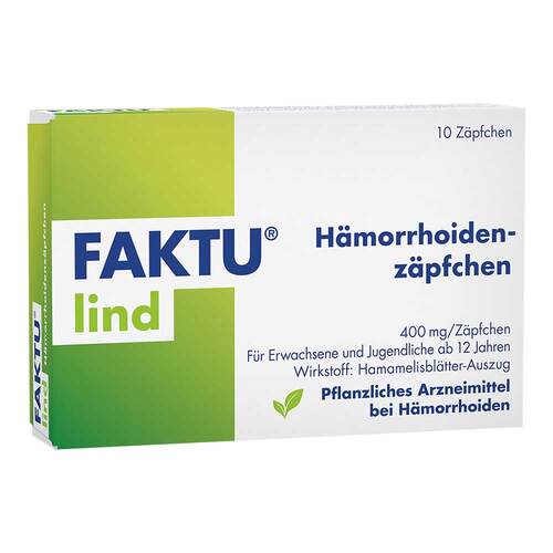 FAKTU lind H&auml;morrhoidenz&auml;pfchen mit Hamamelis - 1