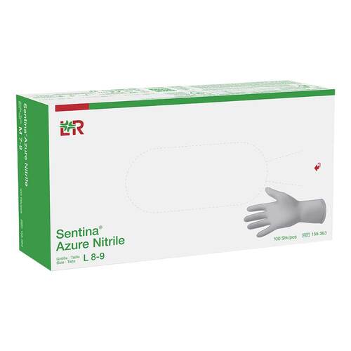 Sentina Azure Nitrile Untersuchungshandschuhe unste.pf L 8 - 9 - 1