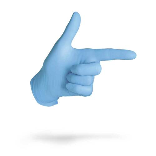 Sentina Azure Nitrile Untersuchungshandschuhe unste.pf XL 9 - 10 - 2