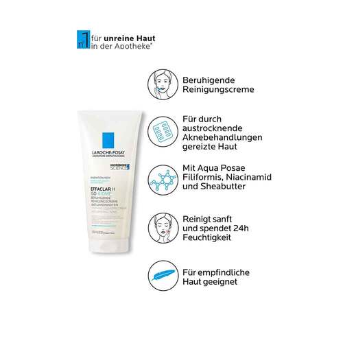 La Roche Posay Effaclar H Iso-Biome Reinigungscreme - 4