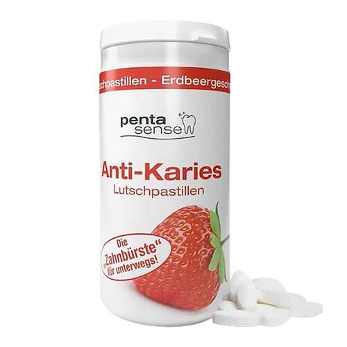 Penta-Sense Anti-Karies Lutschpastillen Erdbeere - 1
