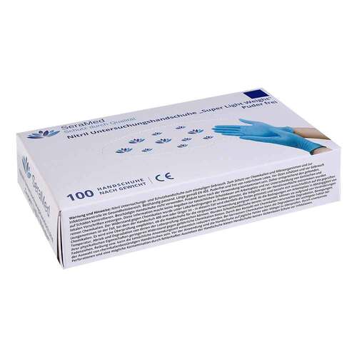 Seramed Nitril Handschuhe puderfrei Gr&ouml;&szlig;e L - 4