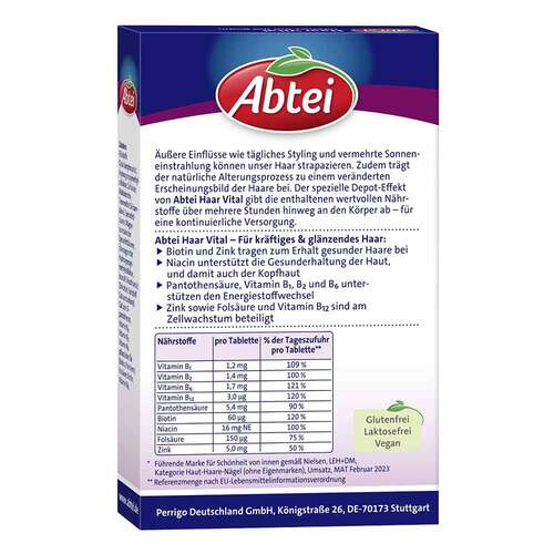 Abtei Haar Vital Depot Tabletten  - 5