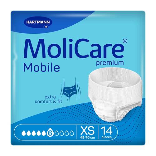 Molicare Premium Mobile 6 Tropfen Gr&ouml;&szlig;e XS - 1