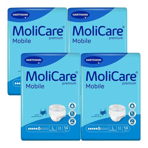 Molicare Premium Mobile 6 Tropfen Gr&ouml;&szlig;e L - 1