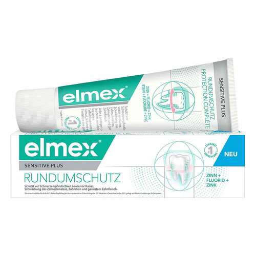 Elmex Sensitive Plus Rundumschutz Zahnpasta - 1