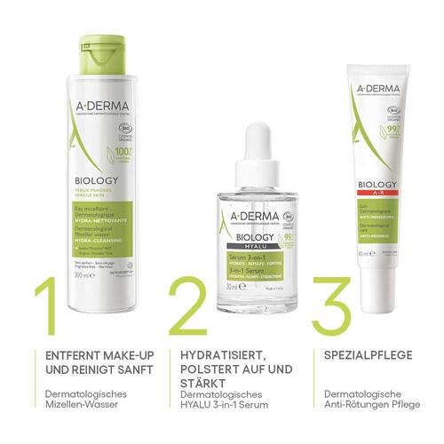 A-Derma Biology Hyalu Serum 3in1 - 6