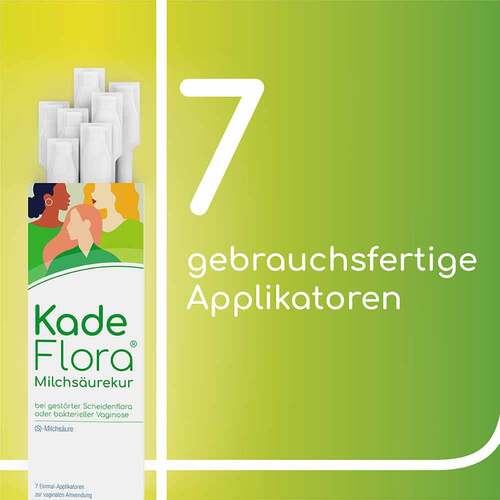 Kadeflora Milchs&auml;urekur Einmal-Applikator vaginale Anwendung - 6